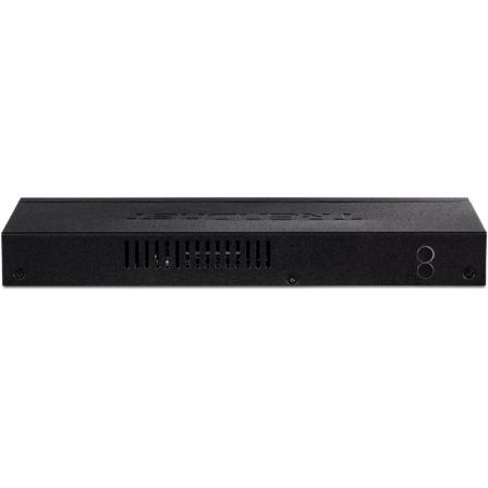 TRENDnet TEG-S380 Switch de red no administrado de 8 puertos Gigabit Ethernet, Negro
